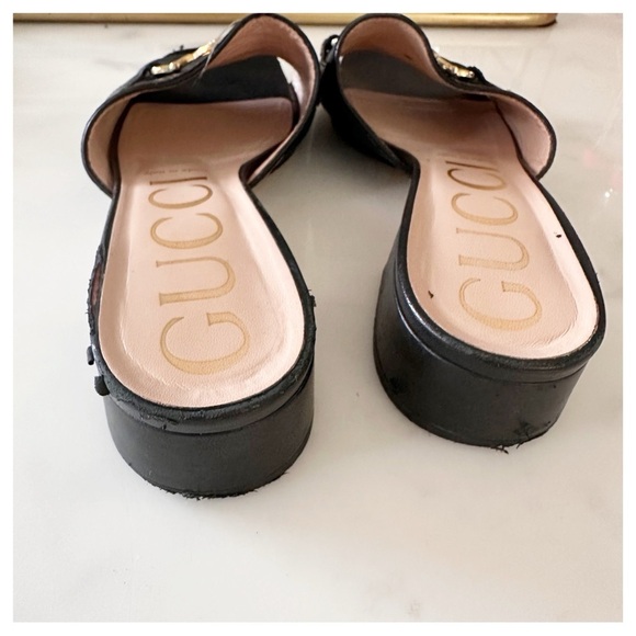 Gucci Zumi Leather Sandals 37 - Picture 5 of 10